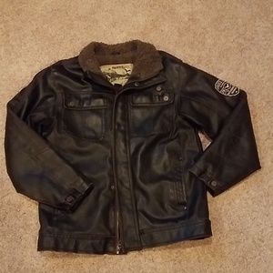Faux Leather Jacket